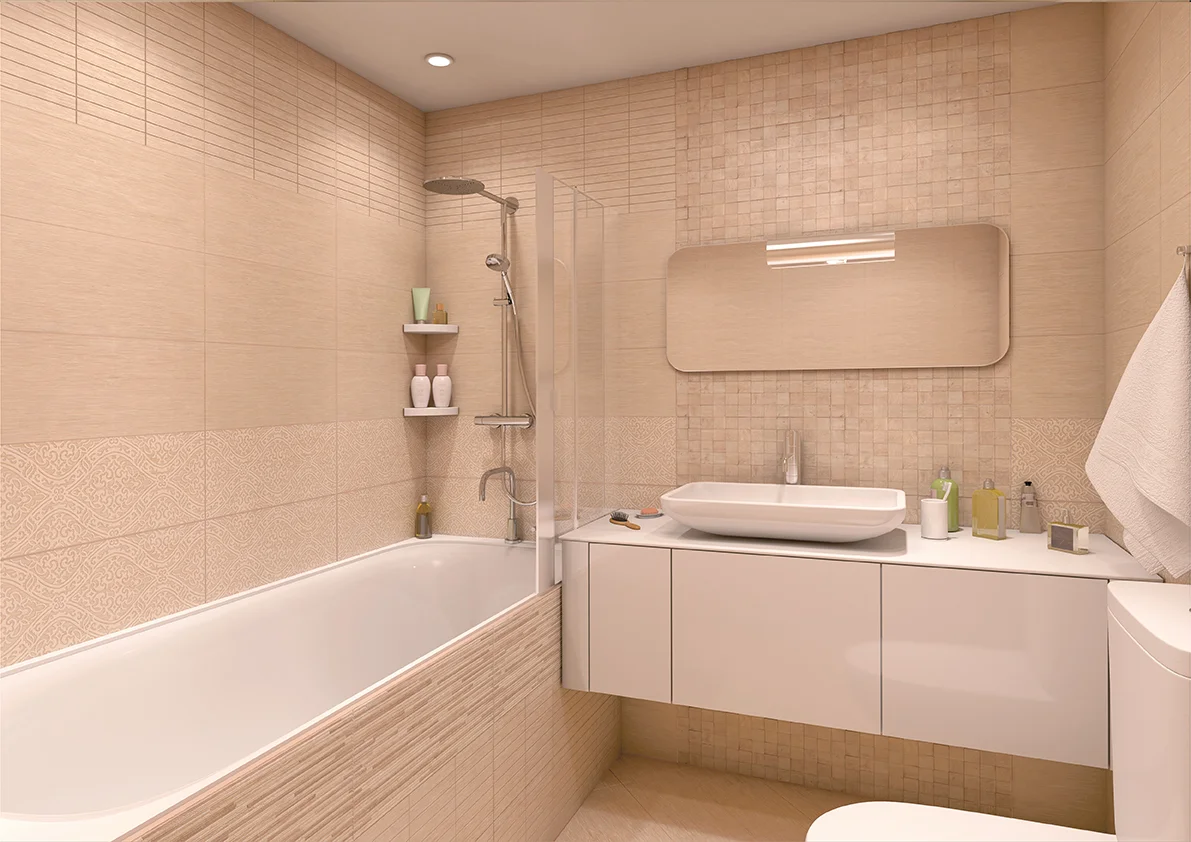 WT9RGD08 Плитка облицовочная Regard Beige 249*500, Россия