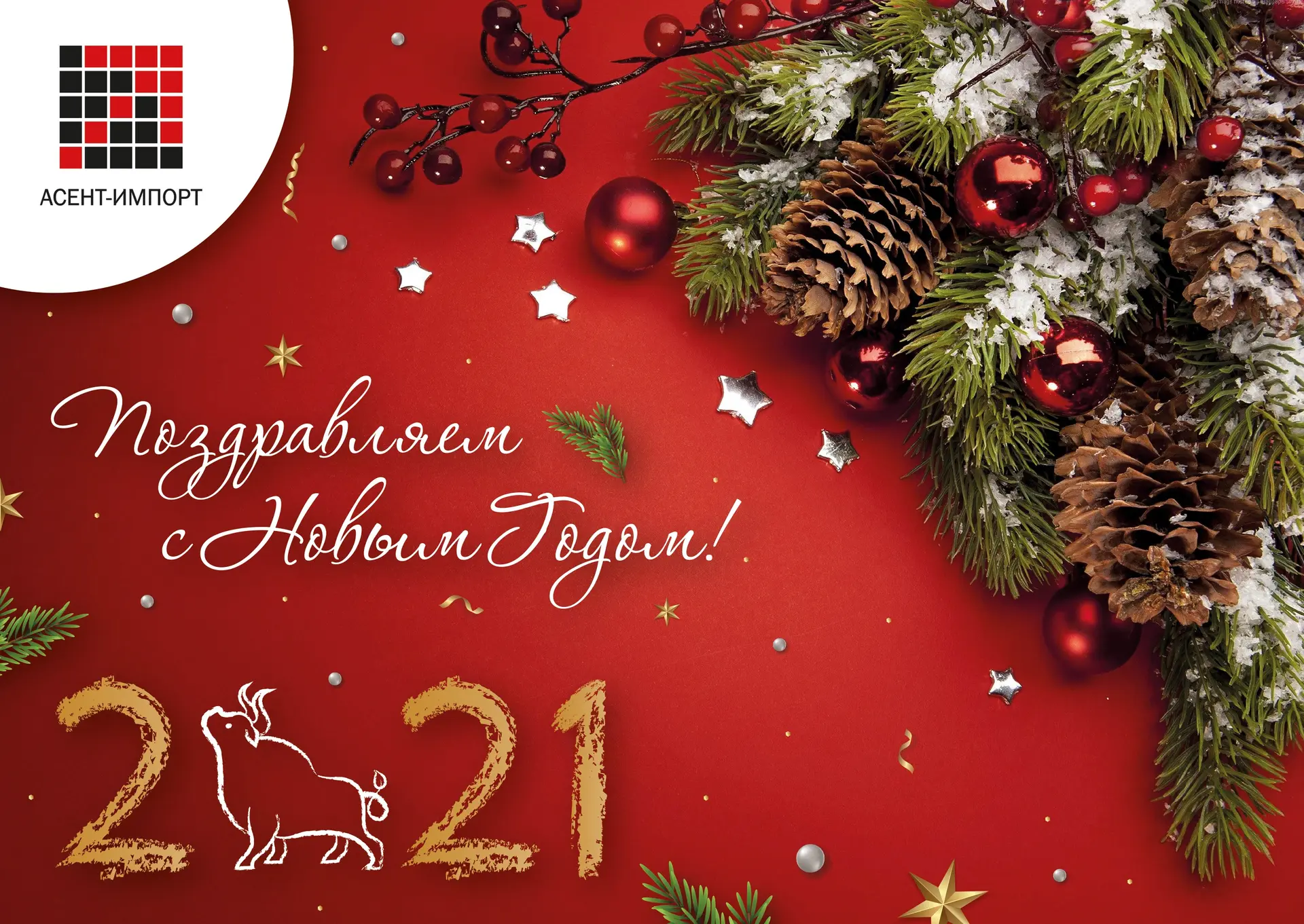 С наступающим Новым годом, уважаемые партнёры и друзья!